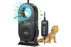 REPTI ZOO Reptile Glass Terrarium Dehumidifier with Carbon Filter