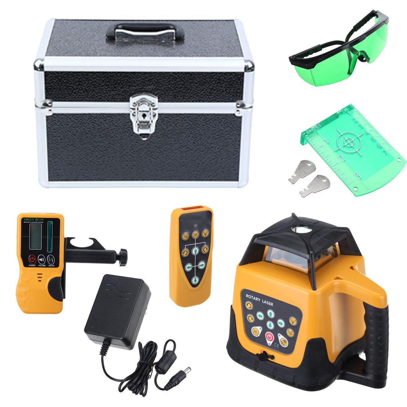 MuGuang Rotary Laser Level Green Beam Self Leveling Measuring Automatic Rotating Laser Level