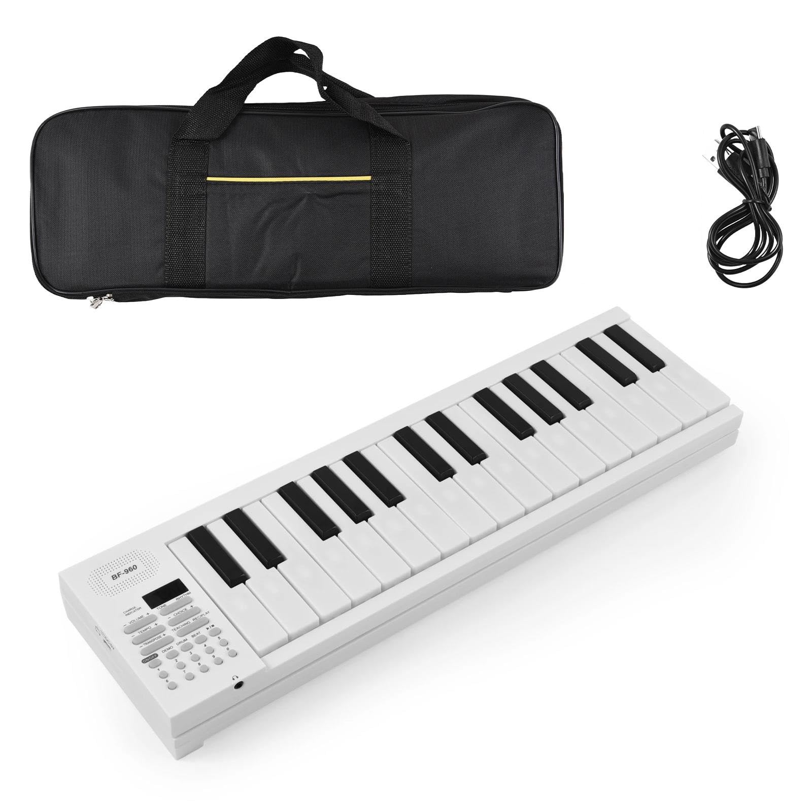Pianino Elektroniczne Profesjonalna Składana Wielofunkcyjna Klawiatura Elektronicznego Pianina Z 61 Klawiszami I Wyświetlaczem LED