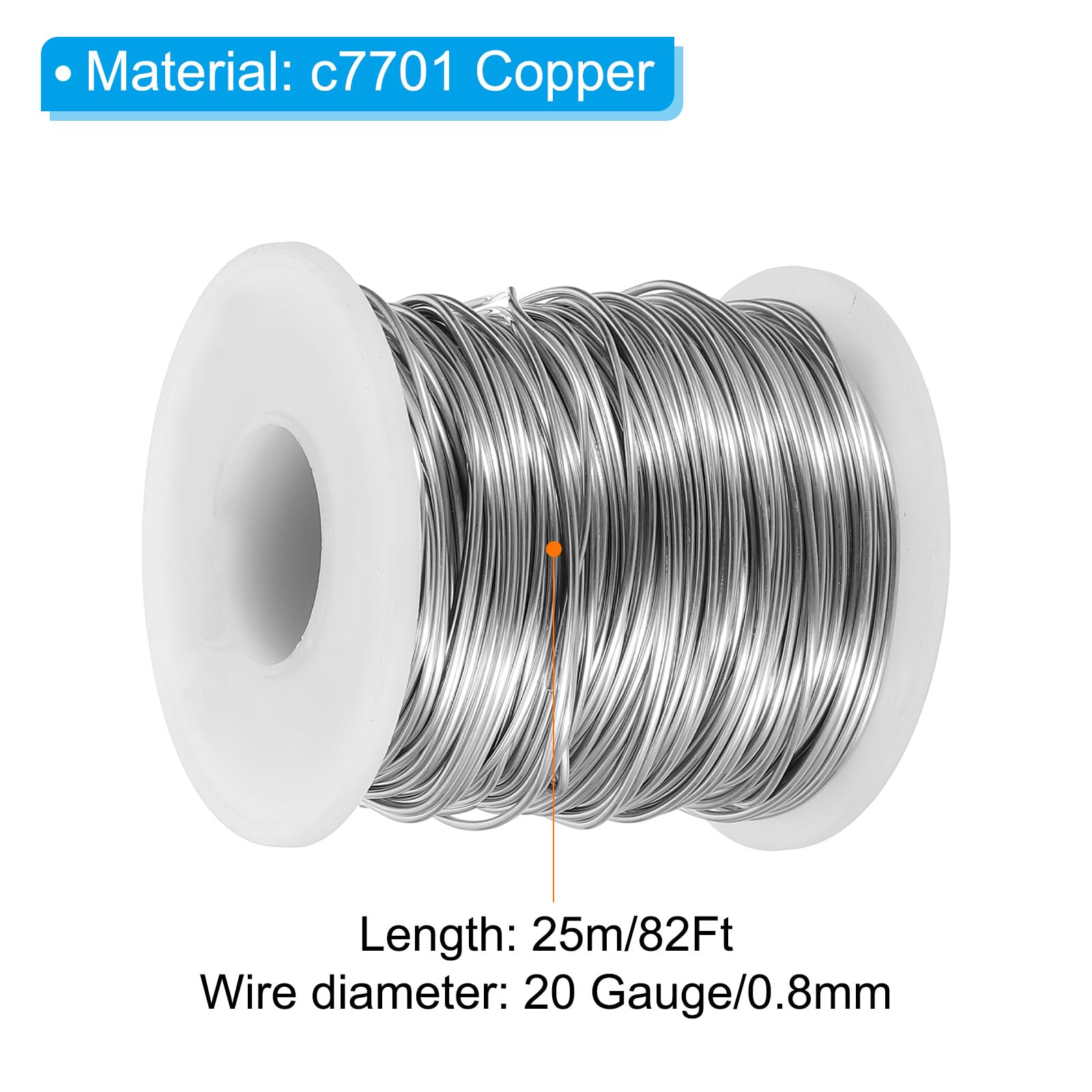 PATIKIL 20 Gauge Jewelry Copper Wire - Image 2