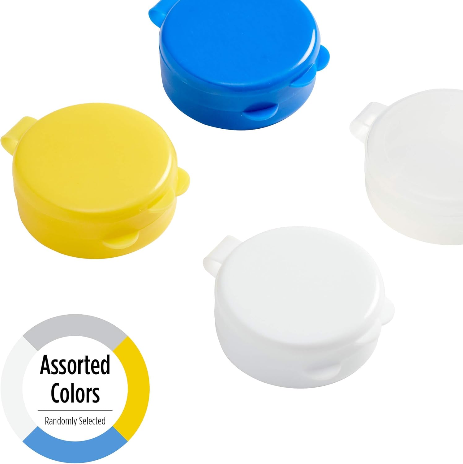 Blасk Frіdау - 40% оƒƒ EZY DOSE Daily Pill and Vitamin Container (2 count) │ Portable Pill Box, Blue, (67196)