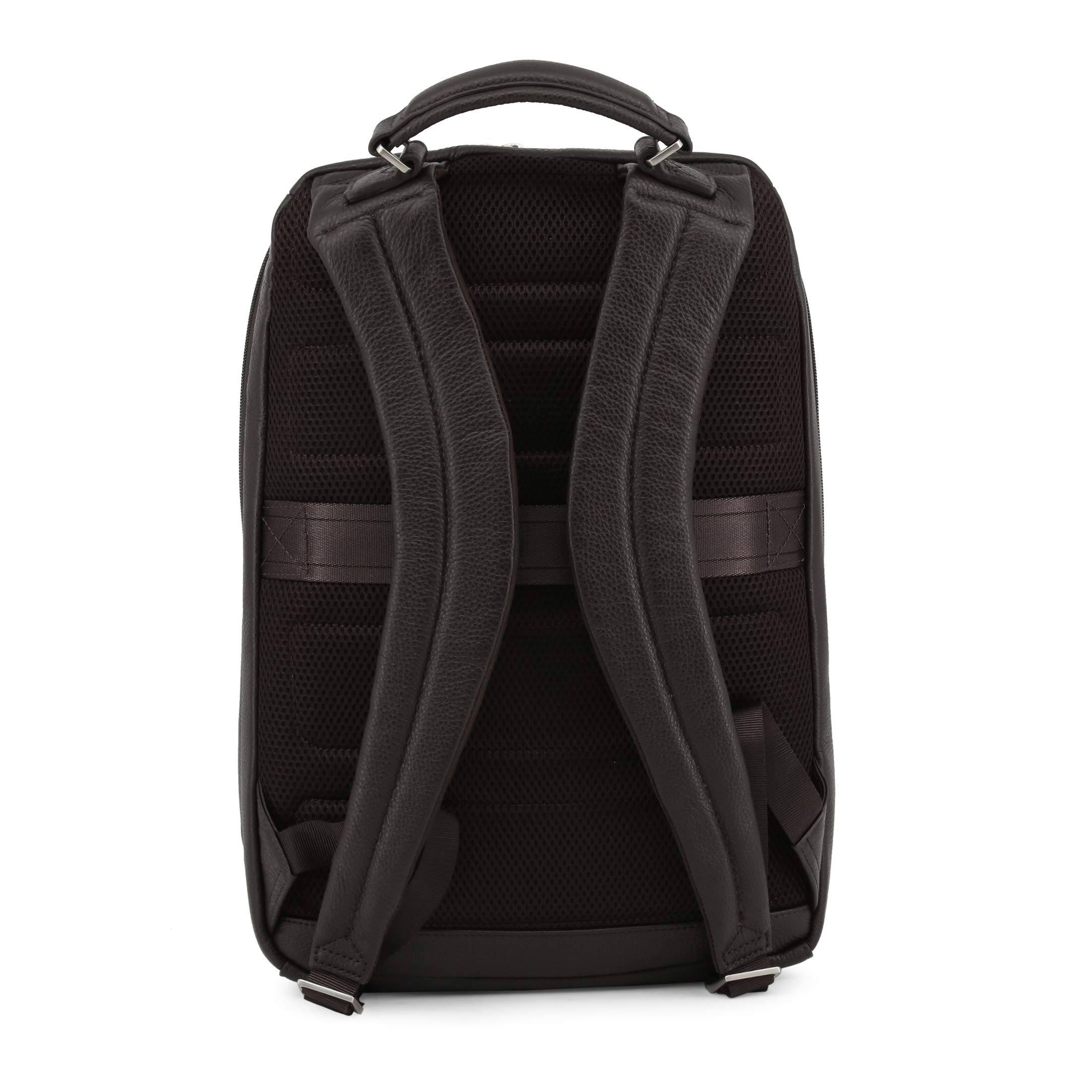 PIQUADRO Zaino in Pelle Porta PC 15, Pollici, Taglia Unica