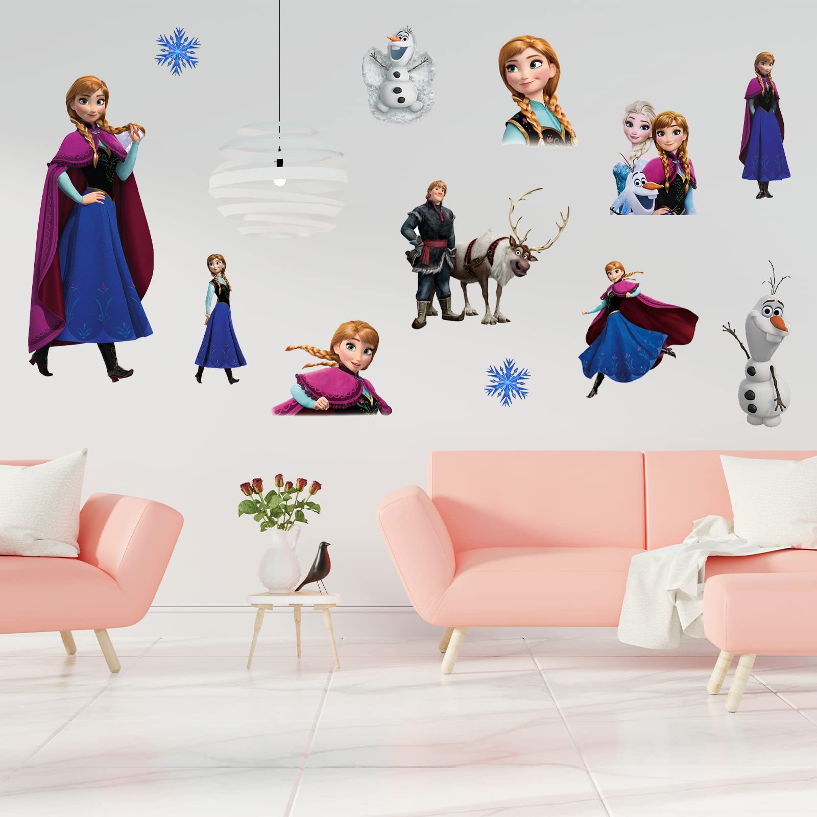 アナと雪の女王3Dアート壁飾り