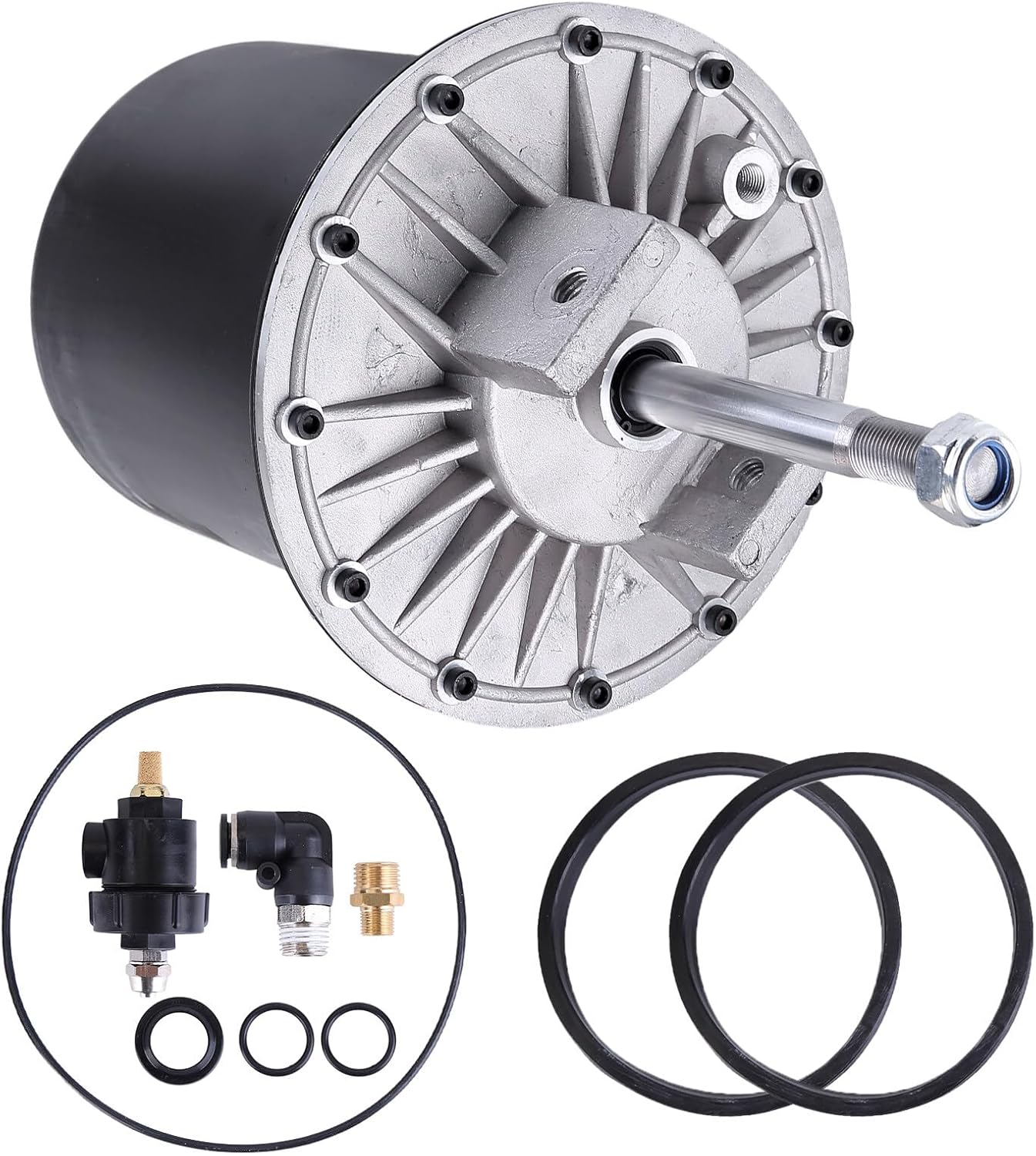 Raro view of the bead breaker cylinder, showing the robust construction.