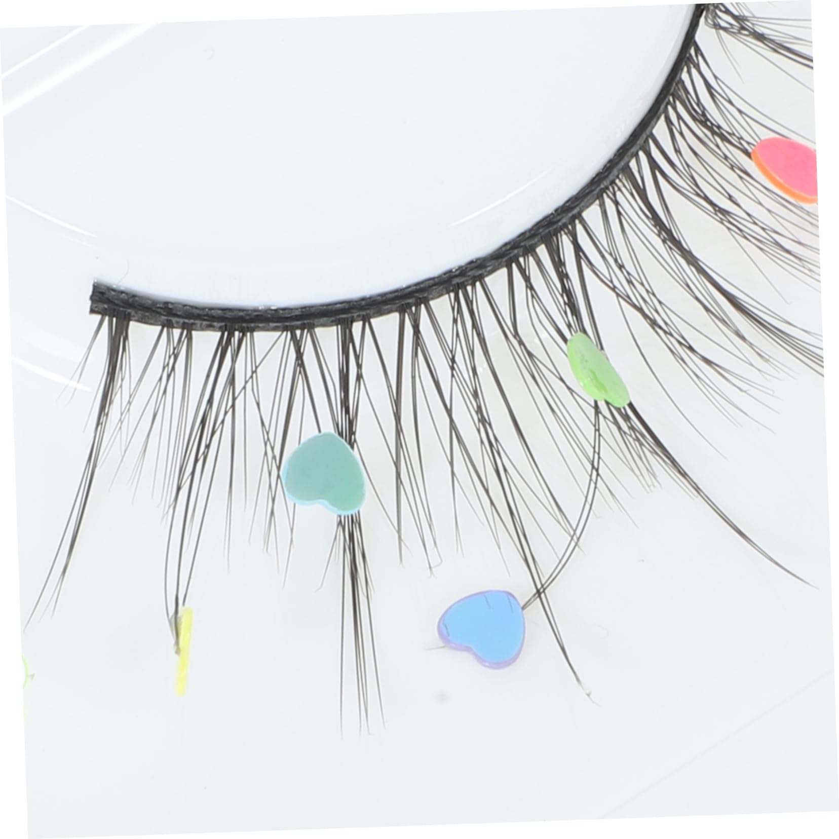 DOITOOL 12paare Und Blumendesign Wimpern Wiederverwendbare Natürliche Falsche Wimpern Mit Pailletten Für Strahlende Augen-make-up-looks