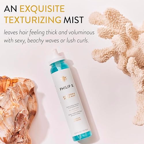 Miniatura 2 de PHILIP B. Maui Wowie Beach Mist 5.07 oz  Rocío texturizante para el cabello, aumenta la apariencia del volumen y las ondas rebotantes, impregnada