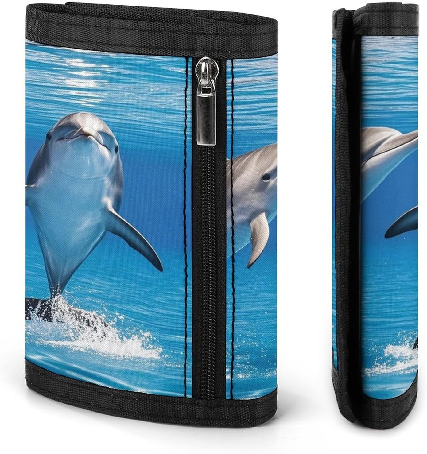 Stylish Trifold Wallet Slim Minimalist Front Pocket Cards Purse image 3