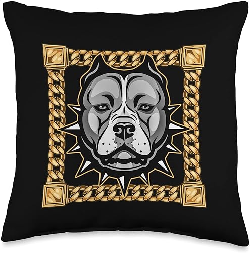 Miniatura 1 de Pitbull shirt, Pitbull terrier, Bully American Pit Camisa, Pitbull Terrier, American Bullies - Almohada para perro, 16 x 16 pulgadas, multicolor