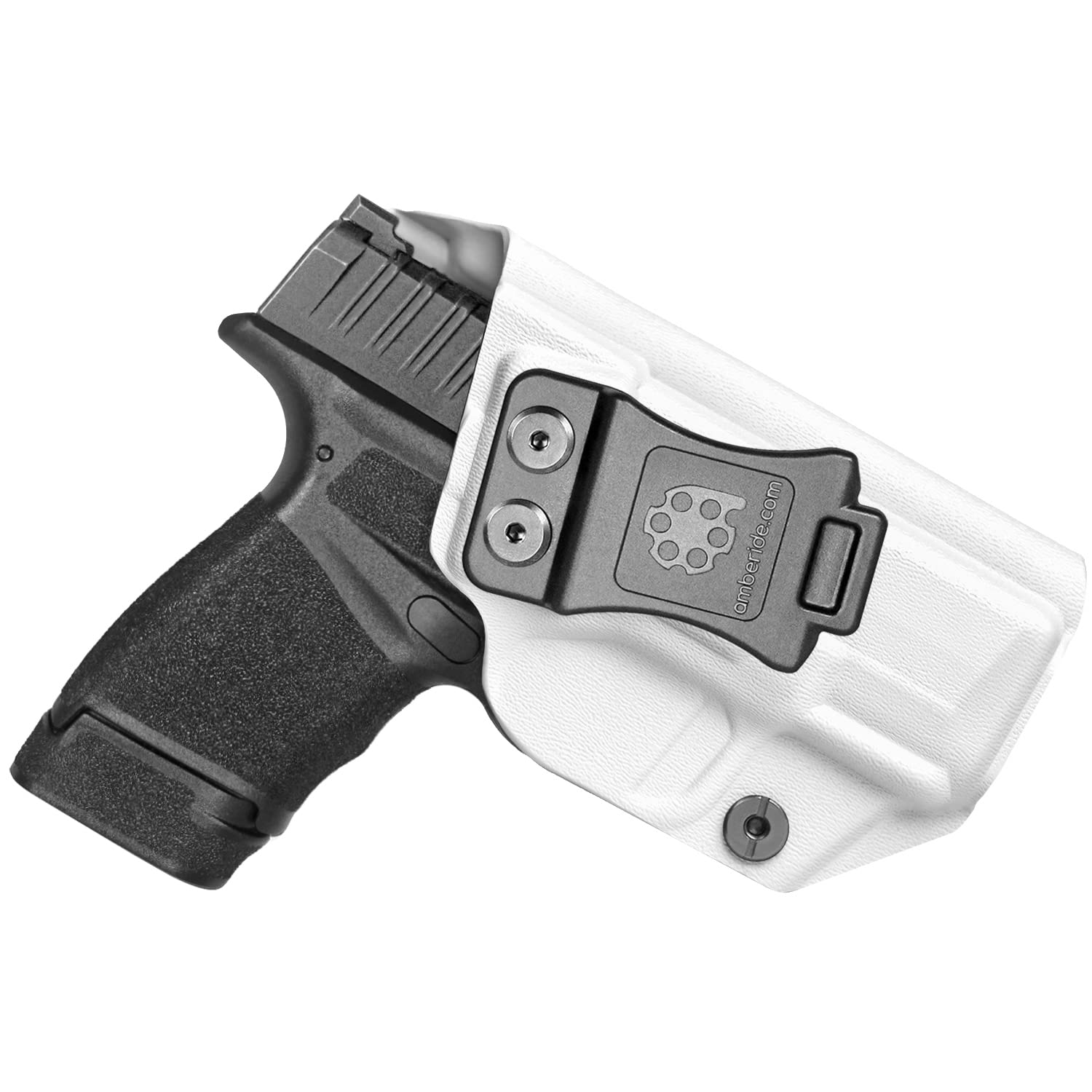 Amberide Hellcat Holster, IWB Kydex Concealed Carry Holster for Springfield Armory Hellcat 9mm Pistol with Adjustable Cant and Posi-Click Retention, Custom Inside Waistband US-Made Design