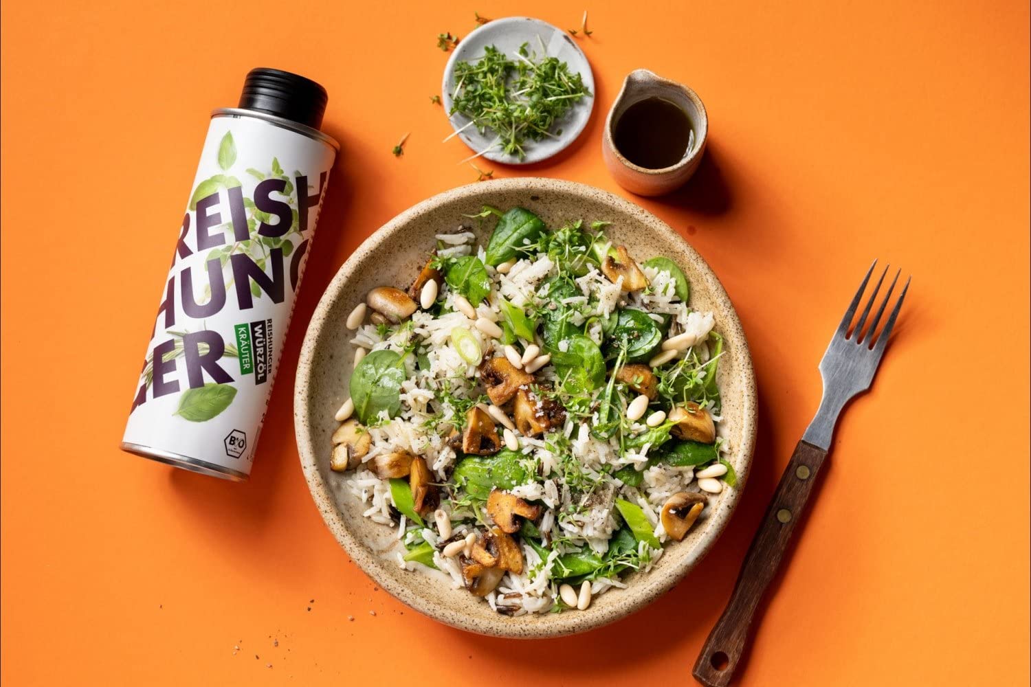 REISHUNGER Pinienkerne Superfood, Pesto-Qualität, Bio, aus Italien 500g (10x50g)