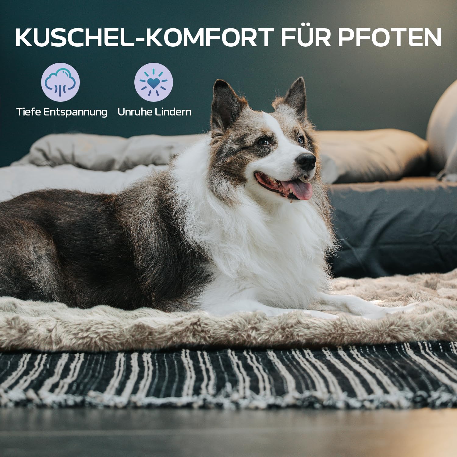 Mora Pets Hondenbed, pluche, bankbescherming, hondendeken