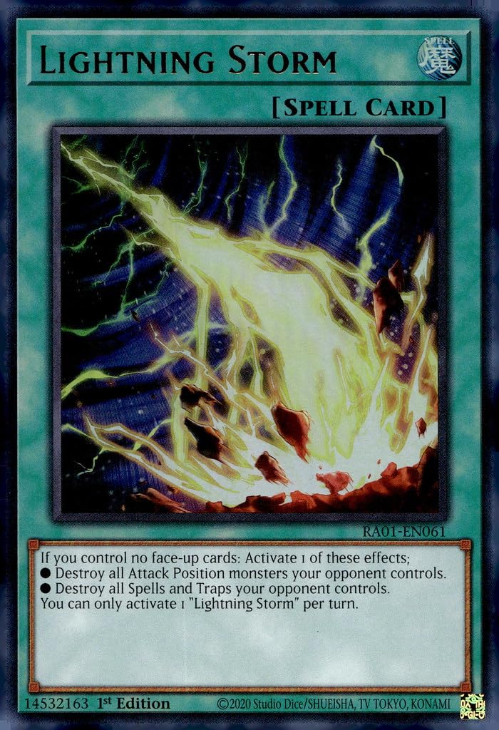 Lightning Storm (UR) - RA01-EN061 - Ultra Rare - 1st Edition