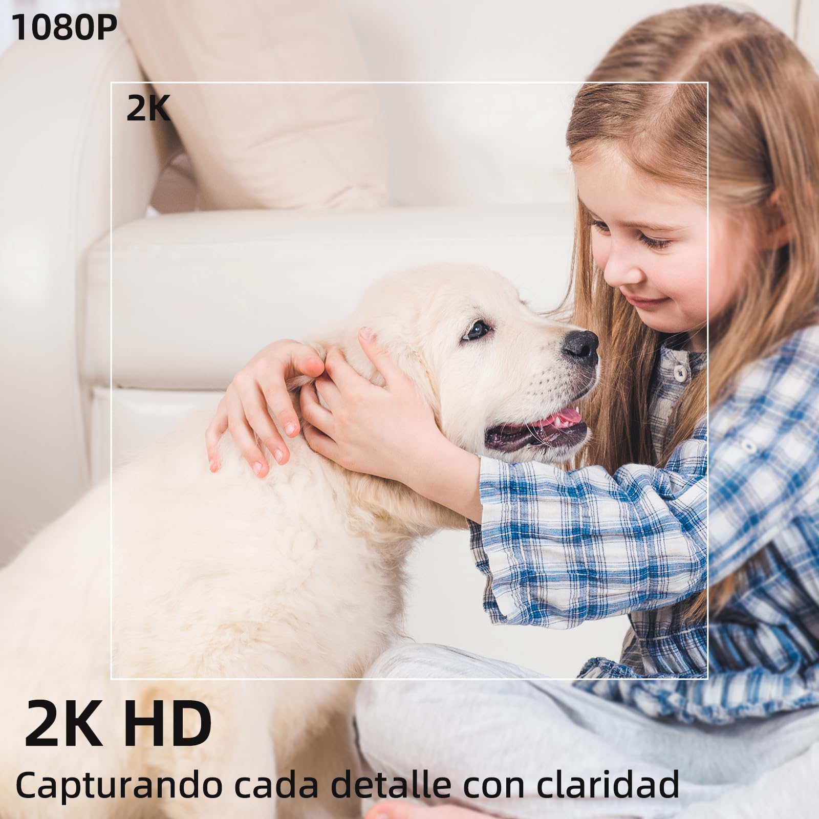 Cámara Espía Oculta 4K WiFi, Detección Movimiento | mini camara espia,visión nocturna, Ángulo de giro, app móvil, monitor bebé/mascota, alertas en tiempo real