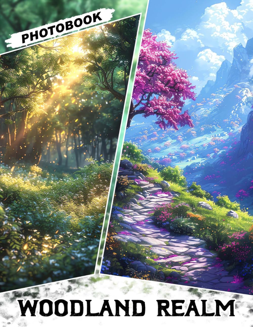 Woodland Realm Photo Book: Mystical Collection of 40 Enchanting Forest Pictures Full of Whimsical Creatures And Magical Woodland Scenes