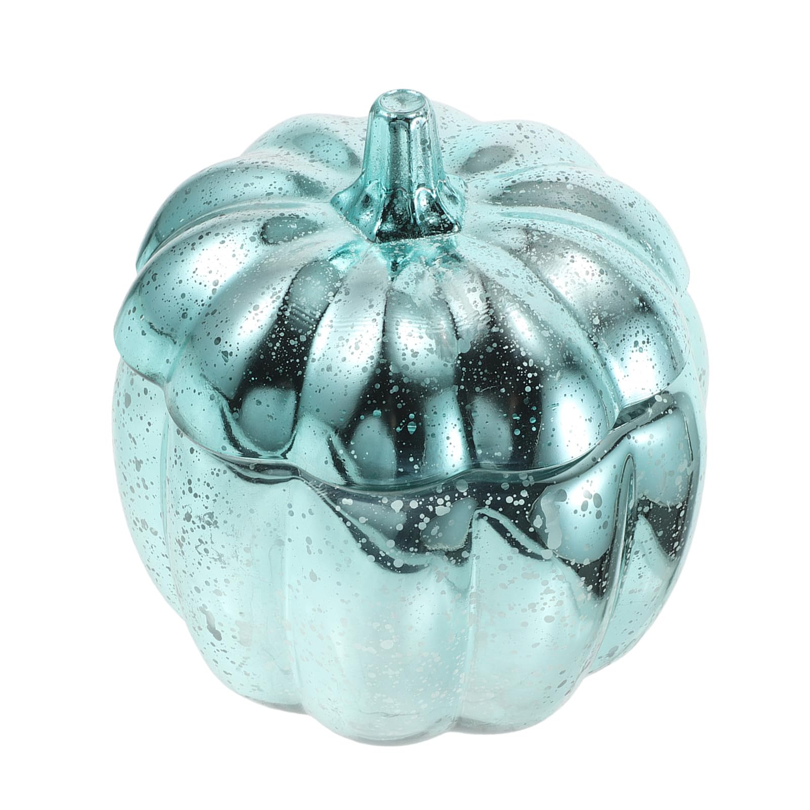 MAGICLULU Pojemnik na cukierki dyniowe: Szklany pojemnik na cukierki dyniowe z pokrywką - Słoik na - Organizer na blat kuchenny na Święto Dziękczynienia i Halloween