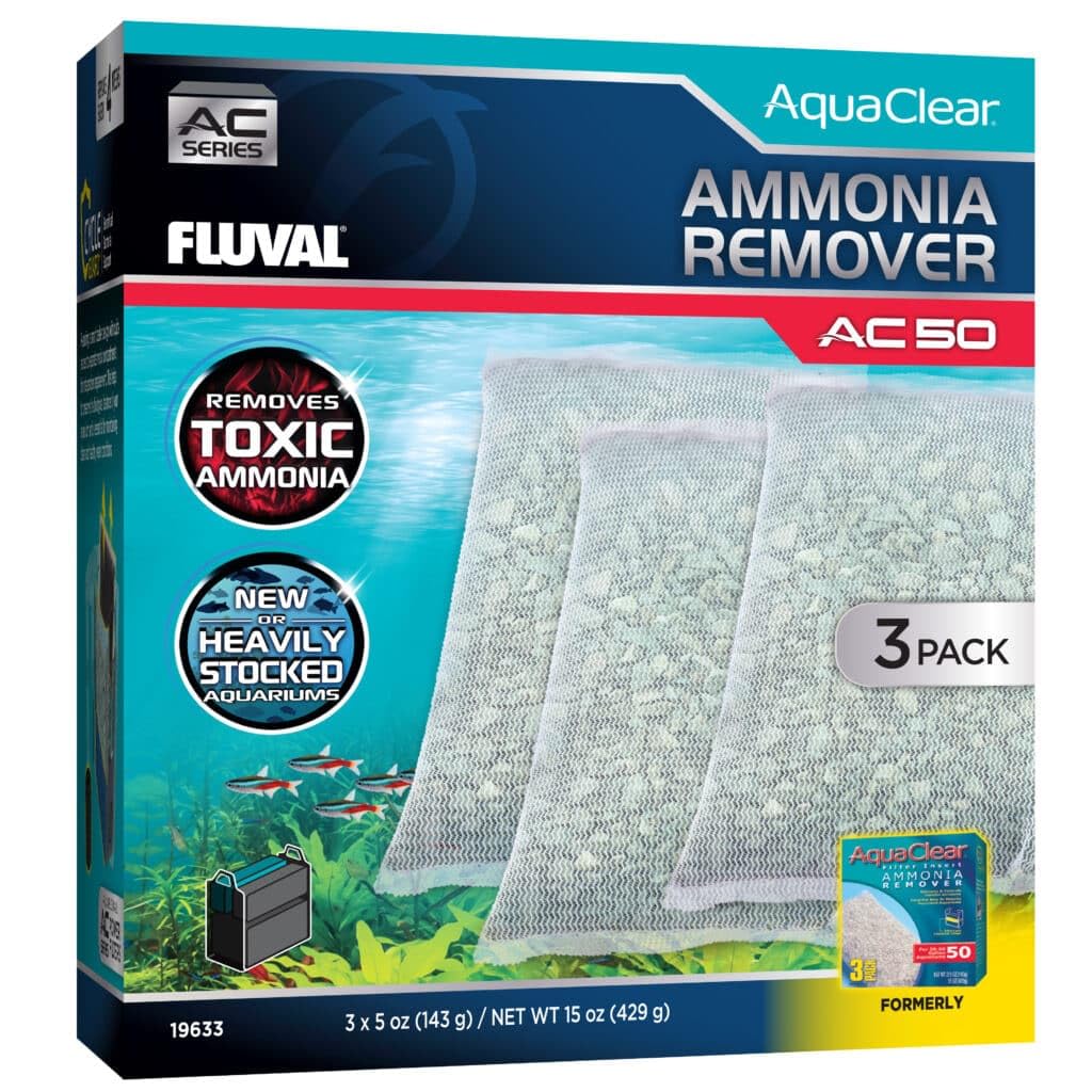 Fluval Charging Pack Saving Eliminates Ammonia for Filters Backpack for AquaClear AC50 Aquarium, 3 pcs