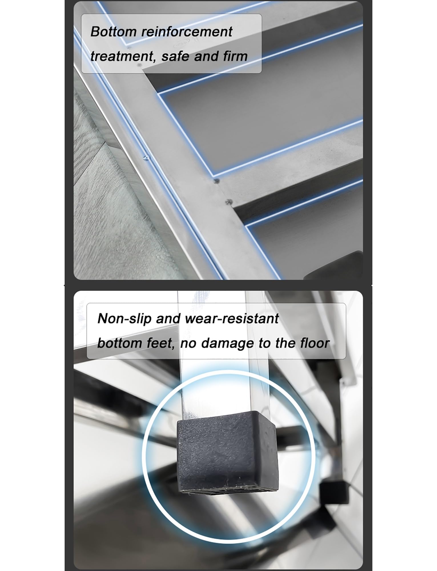 Supporto elevato industriale della base quadrata resistente 45x45x20cm del supporto del condizionatore d'aria per gli scaffali & la costruzione di attrezzature