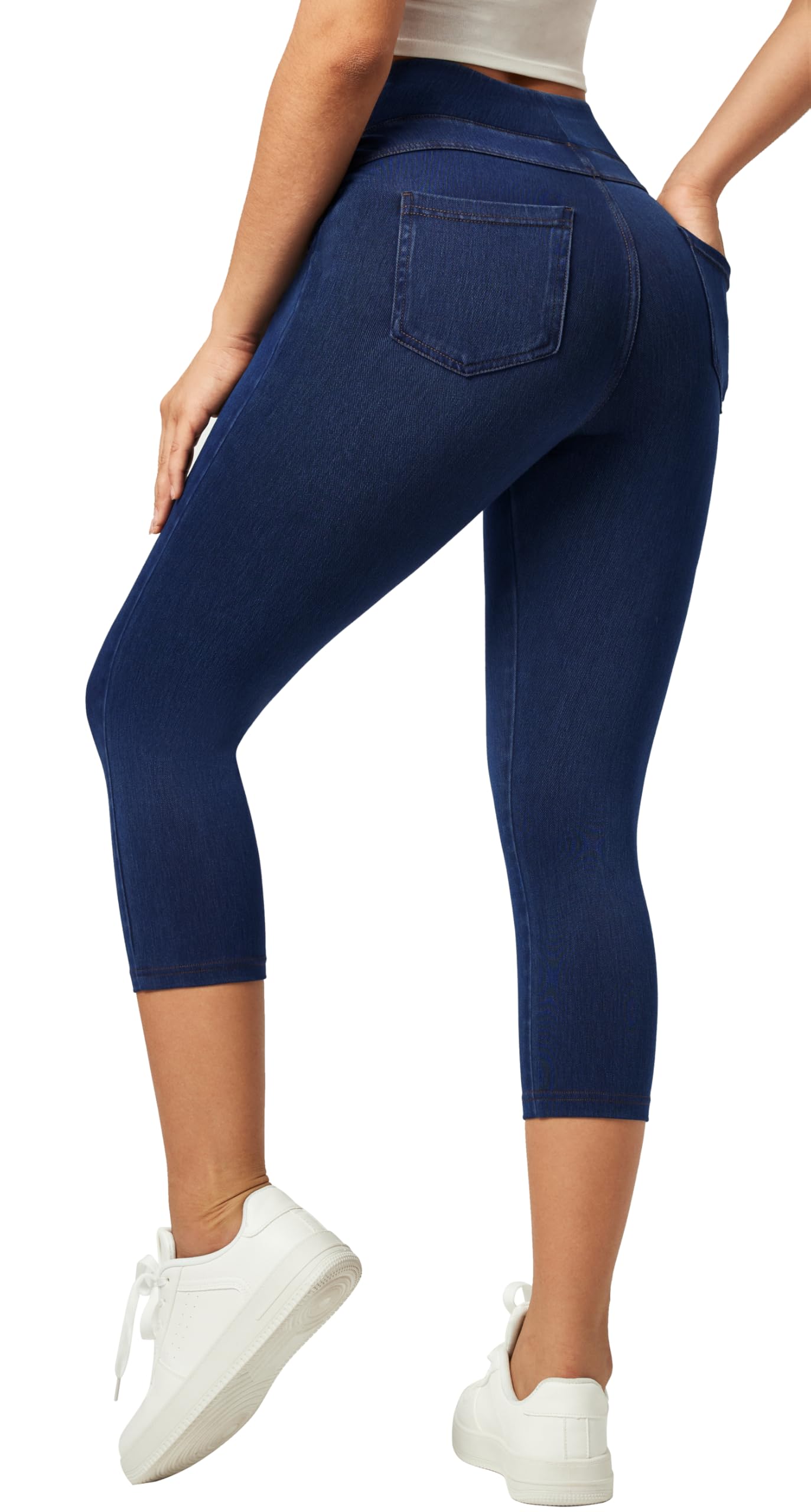 IUGA Capri Jeans for Women Stretchy Jean Capris