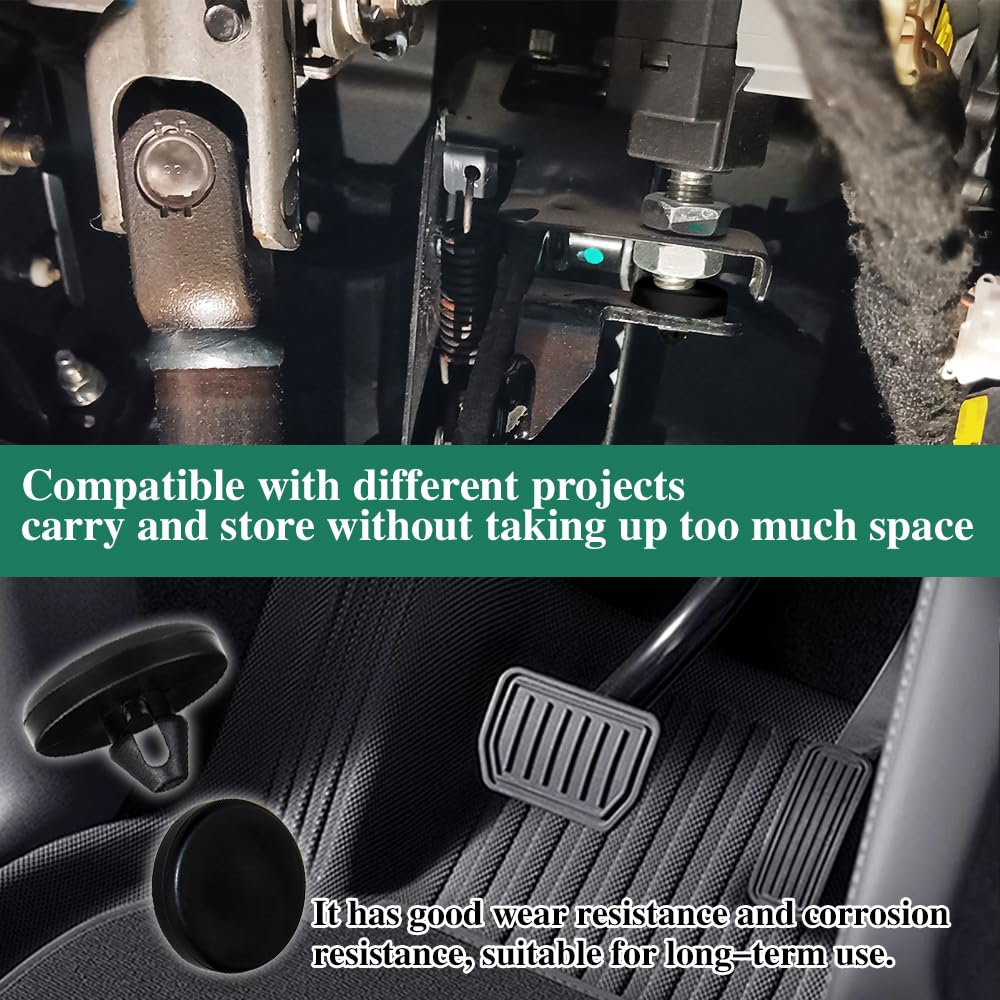 4PCS Brake Switch Stopper Brake Pedal Stop Pad Automotive Clutch Pedal Stop Pad Car Interior Accessories 90541-06036 Auto — view 6