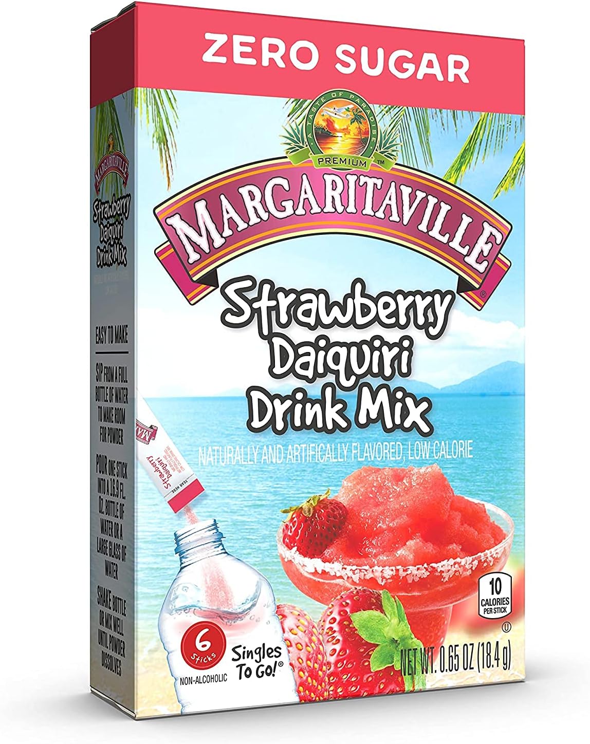 Strawberry Daiquiri Singles To Go Drink Mix, 6 CT (Pack - 2)