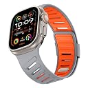 VEMIGON Silicone Sport Band Compatible with Apple Watch 49mm 46mm 45mm 44mm 42mm, Waterproof Breathable Replacement Strap for iWatch Ultra 3/2/1 SE Series 11 10 9 8 7 6 5 4 3 2 1 (Band only) gallery image