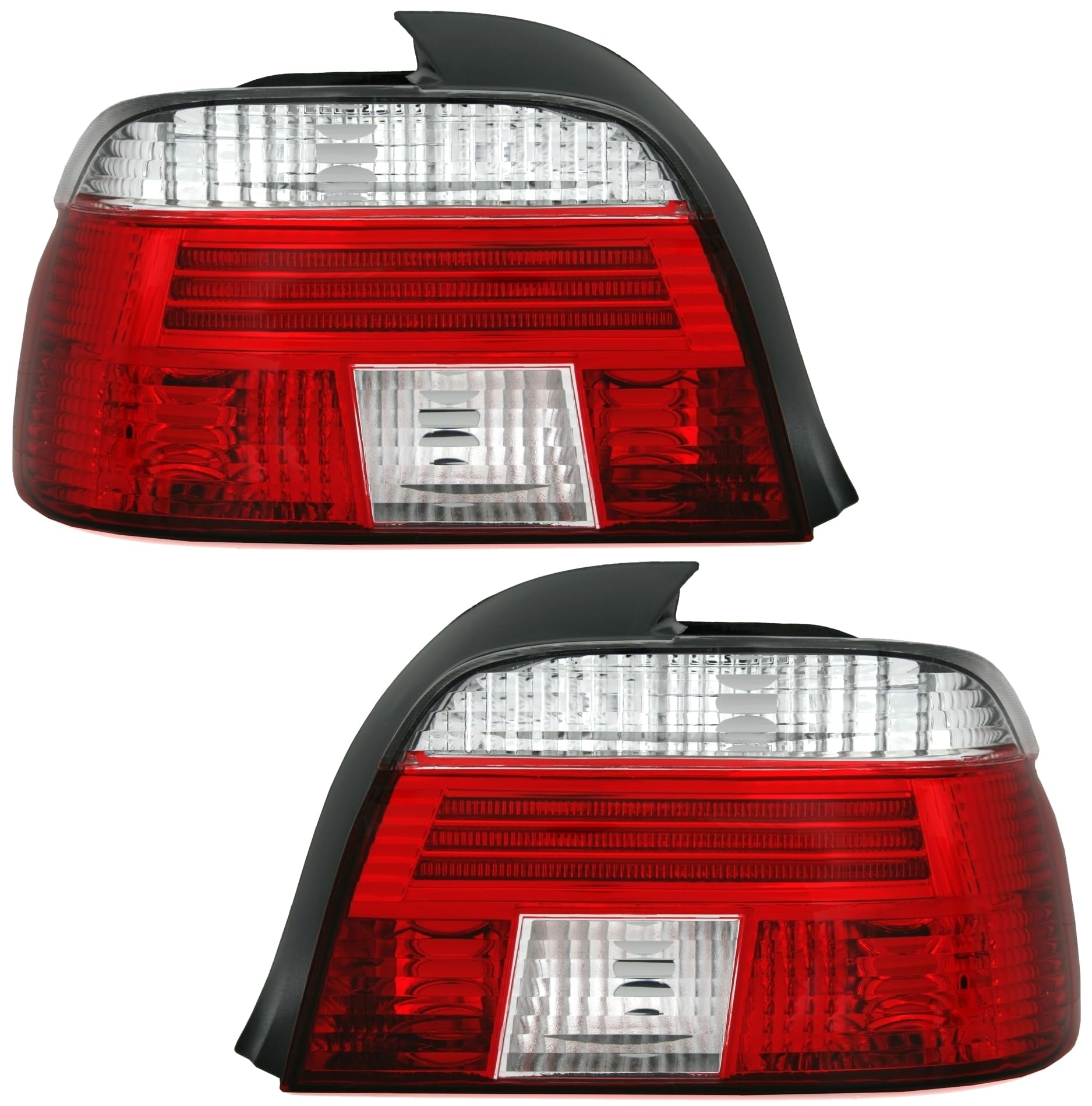 AD Tuning GmbH & Co. KG 960072, Set di fanali Posteriori, Colore Rosso/Nero