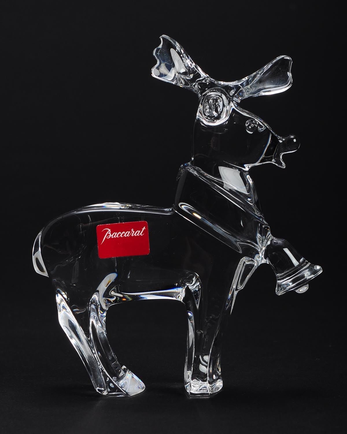 Baccarat バカラ クリスタル トナカイ フィギュリン オブジェ 置物