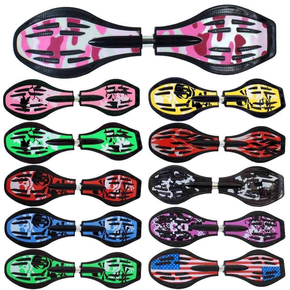 FunTomia Waveboard monopatín con Mach1 Ruedas, Incluye Bolsa de Transporte