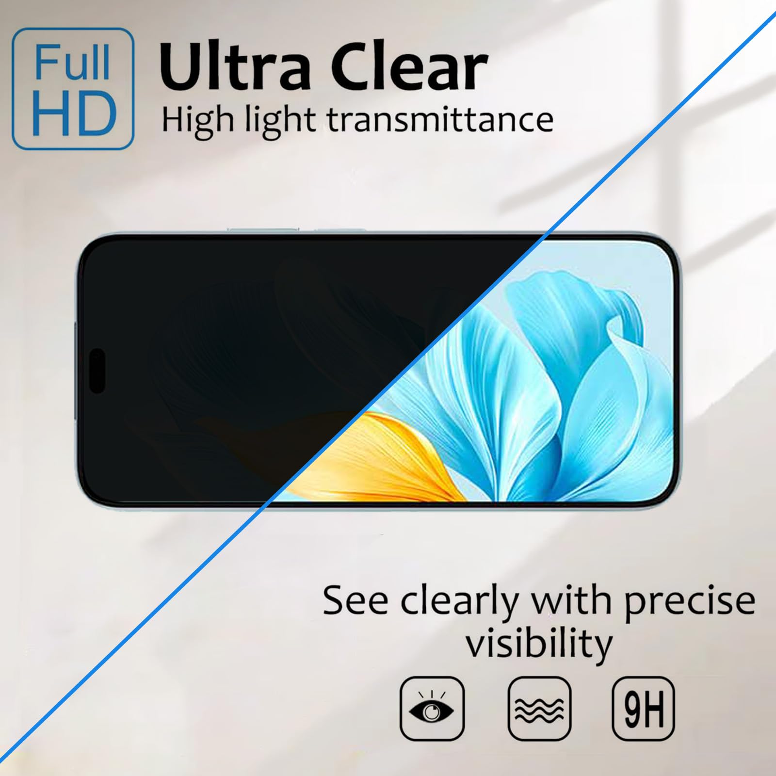 Vetro Temperato Ultra Hd Anti Impronte Pellicole Vetro Temperato Per Honor 200 5G – 2 Schermi + 2 Protector Fotocamera, Anti Graffi 9H, Ultra Trasparenti Vetro Temperato Anti-impronte