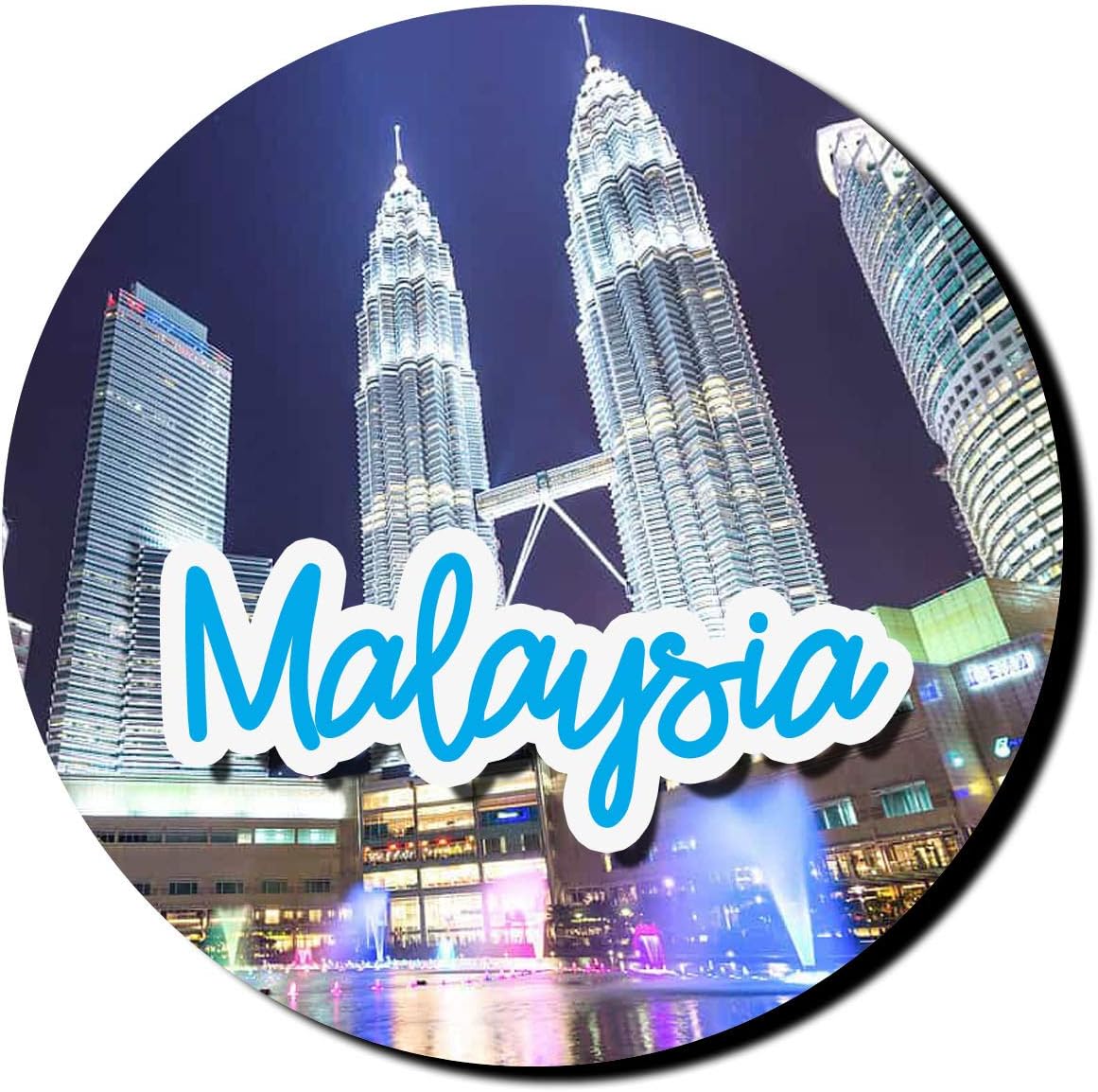 Turnhover Malaysia Fridge Magnet (Multicolour)