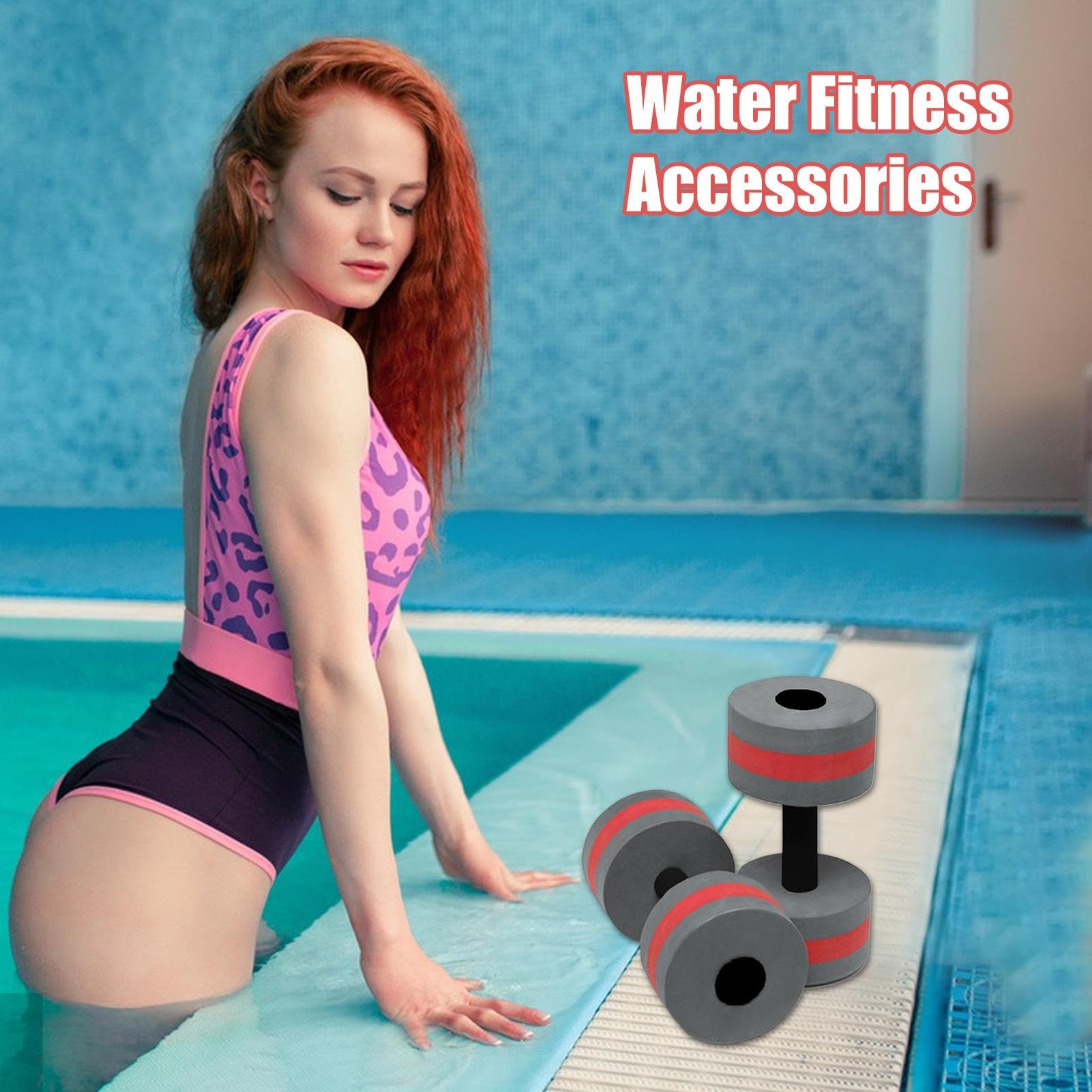 Fitnesswassergewicht – für Wasser-Aerobic | Schwimmen und Schwimmbad | Aerobic-Ausrüstung für das Training im Wasserwiderstand | Gewicht des Pools für Outdoor-Aktivitäten