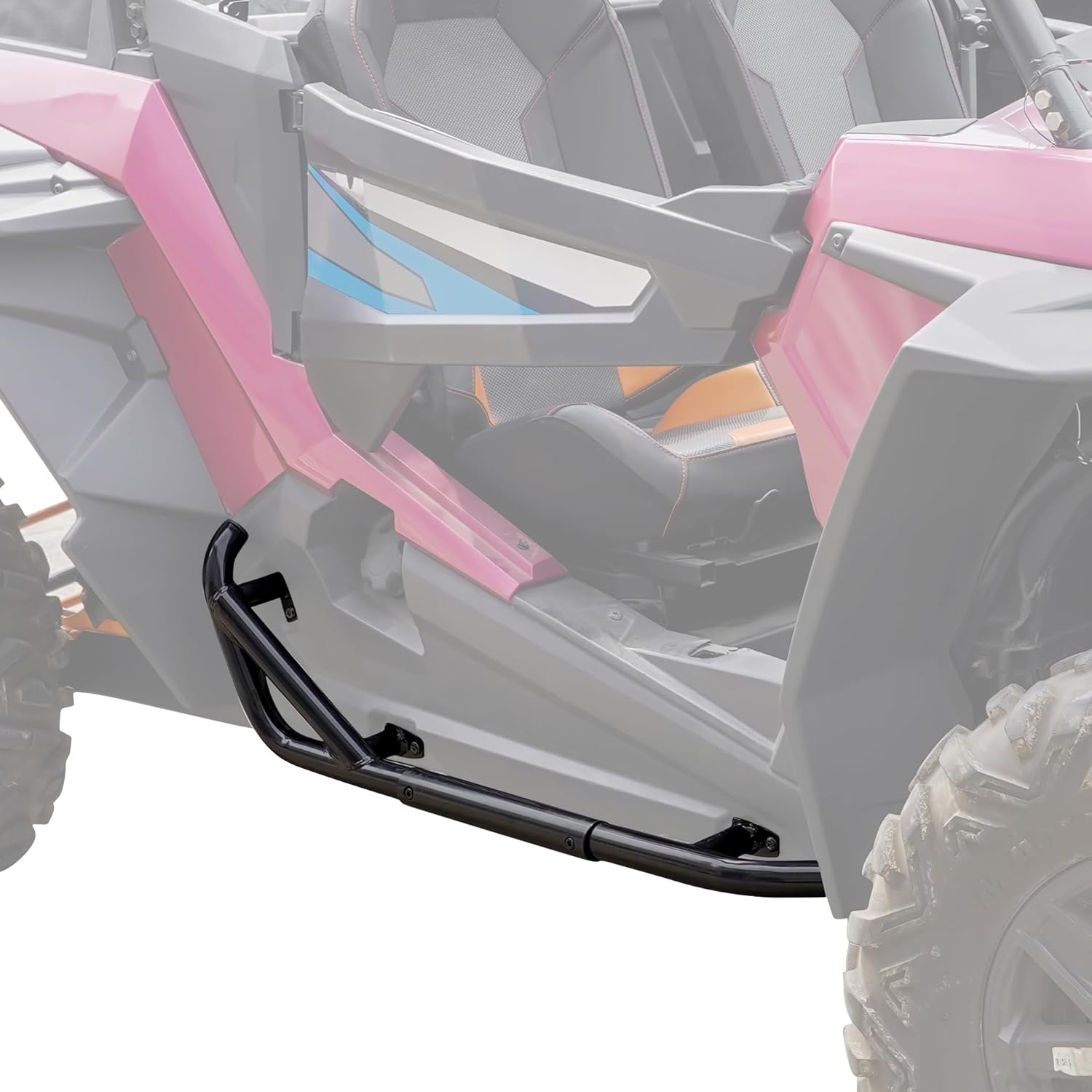 SAUTVS Nerf Bars Rock Sliders for RZR XP 1000 14-23, Combined Side Bumper Protection Frame Side Steps Nerf Bars for Polaris RZR S 1000 XP 1000 Turbo 900 Trail S 900 2014-2023 Accessories -2 Seater