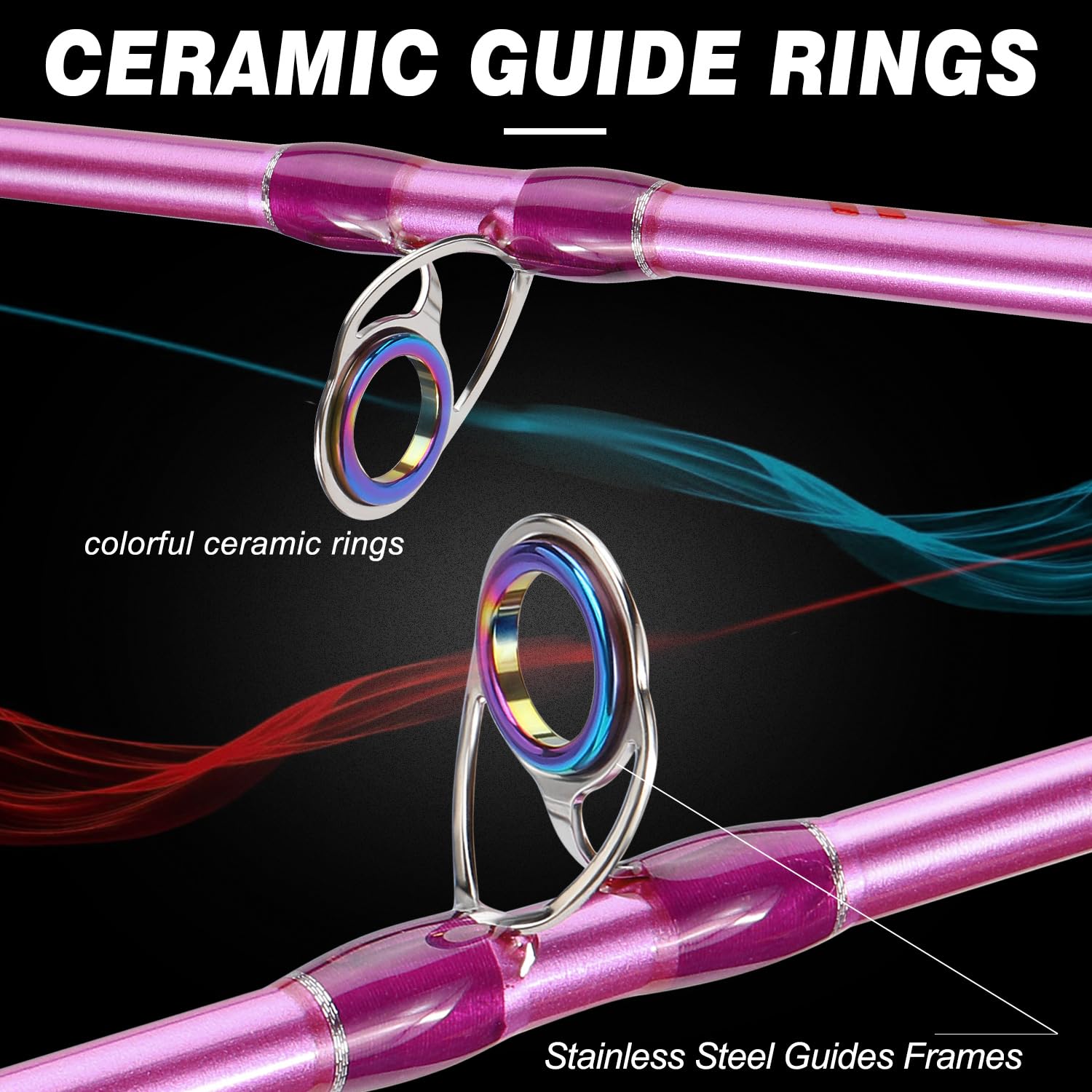 Amazon.co.jp: Sougayilang 釣り竿リールコンボ カーボンファイバー