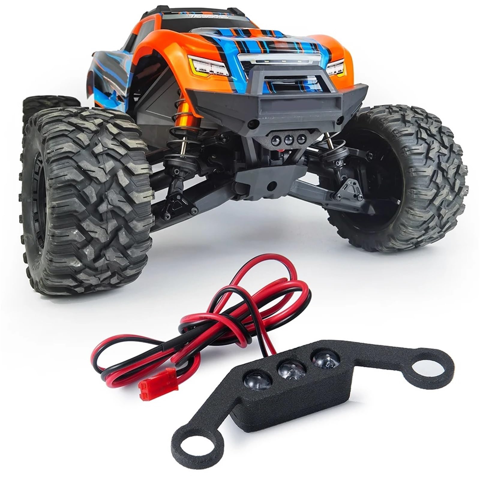 Per Maxx Per WideMaxx 1/10 RC Luci Per Auto Faretto Anteriore E Posteriore Lampada Bar Crawler Parti Di Aggiornamento Accessori Giocattoli Rc