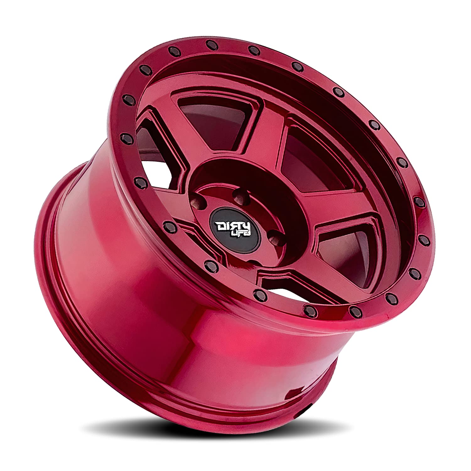 Amazon.com: 18x9 Dirty Life Compound Crimson Candy Red Wheel 5x5