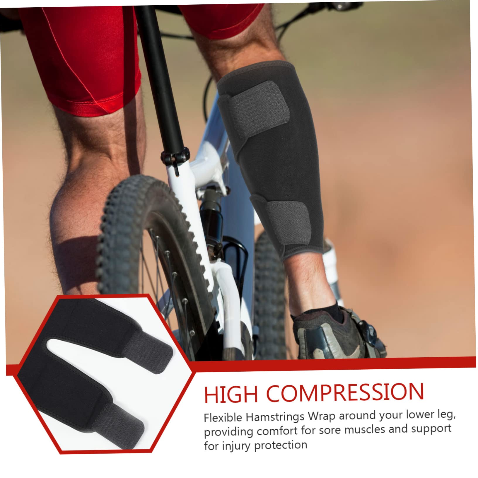 GLEAVI Calf Brace Leggings Compression Leg Sleeve for Running Cycling Outdoor Sports Sports Leg Protector Calf Pads 1pc Leggings Accessory