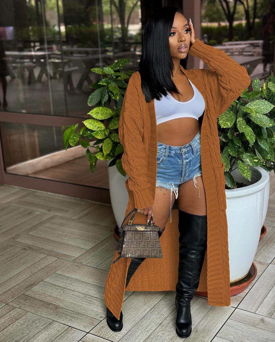 Nimsruc Cardigan Sweaters for Women Casual - Image 5