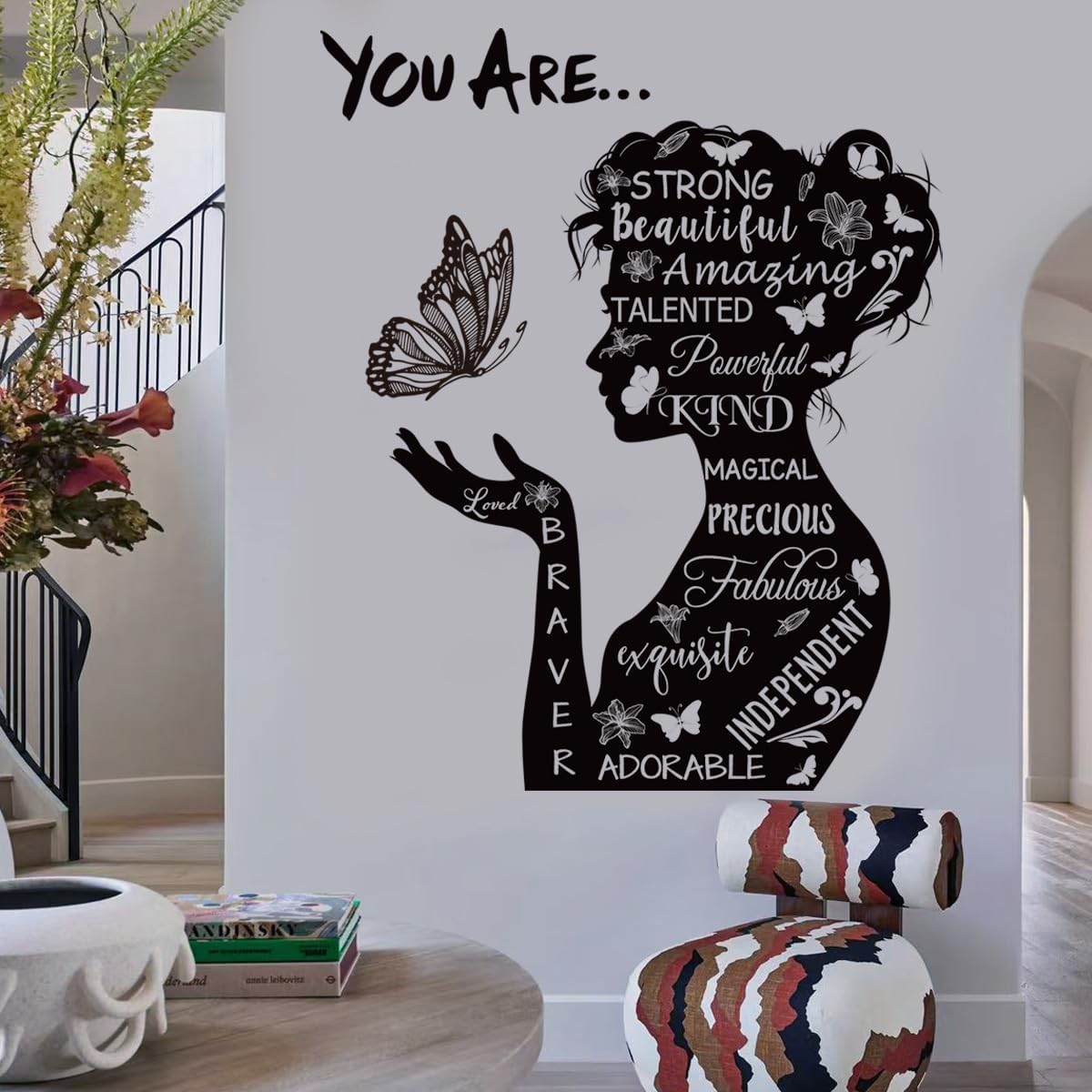 Amazon.com: Inspirational Wall Decals Motivational Quote Wall Stickers ...