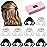 MAORULU Hair Clips for Women Girls Kids, 1.5 Inch Mini Hair Jaw Clips, Tiny Hair Claw Clips for Thin/Medium Thick Hair, Octopus Clip with Gift Box (Black & Clear, 10 Pack)