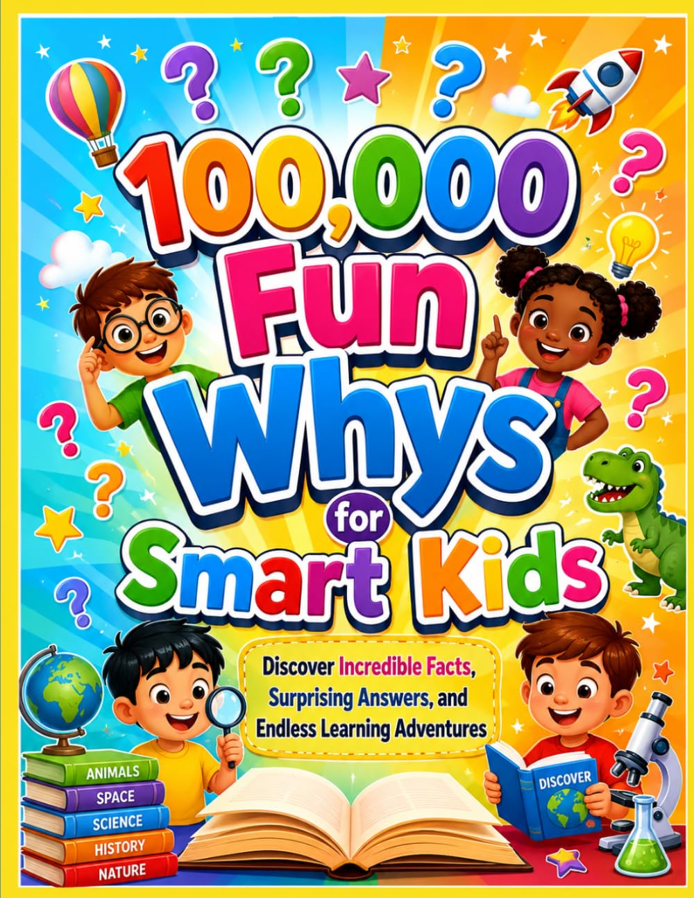 100,000 Fun Whys for Smart Kids: Discover Incredible Facts, Surprising Answers, and Endless Learning Adventures