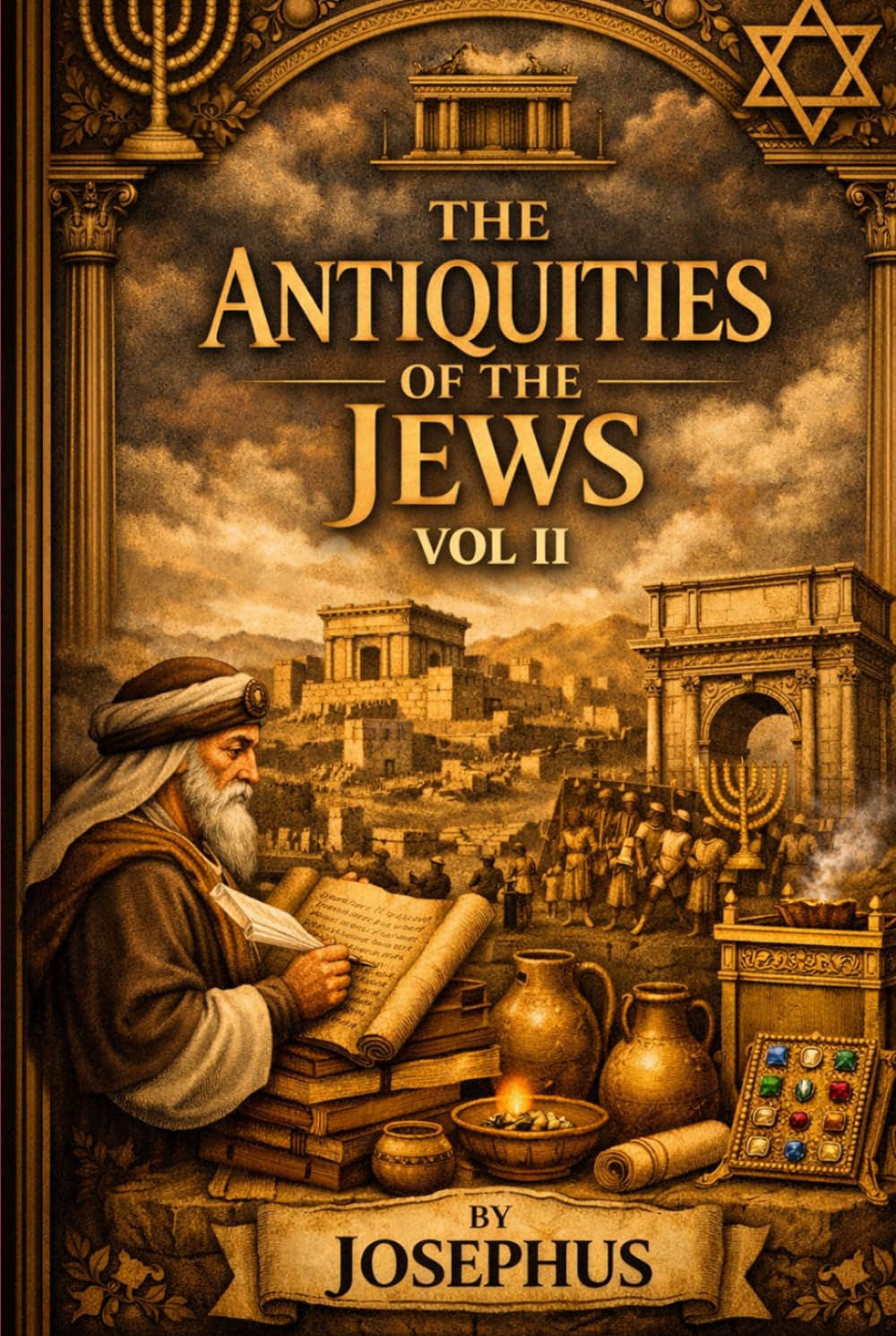 The Antiquities of the Jews Vol II: LARGE PRINIT EDITION