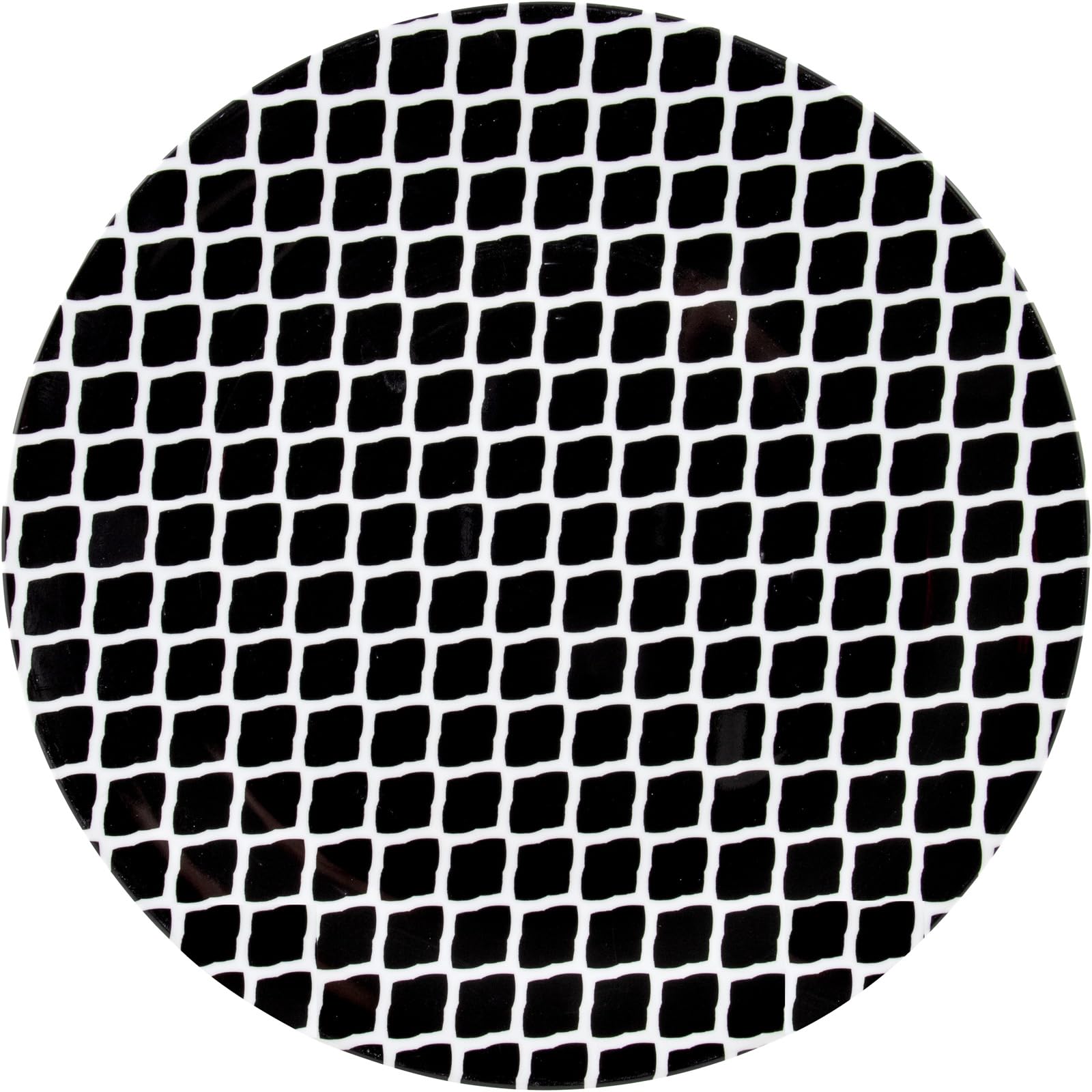 Bo-Camp - Vajilla - Mix & Match - 16 Piezas, Vajilla - Mix & Match - 16 piezas - Negro/Blanco
