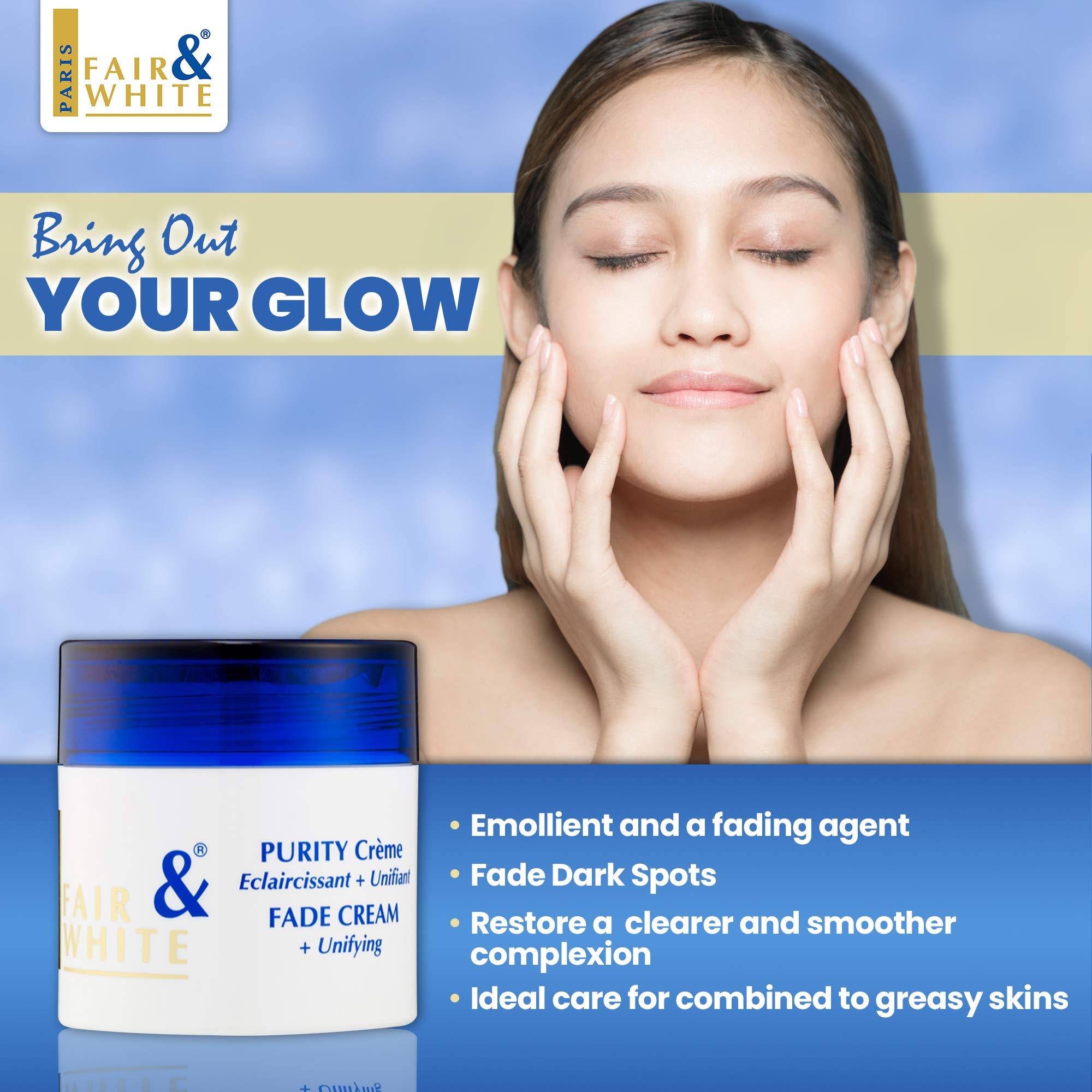 Fair & White Original, Skin Lightening Cream for Body 6.76 Fl oz