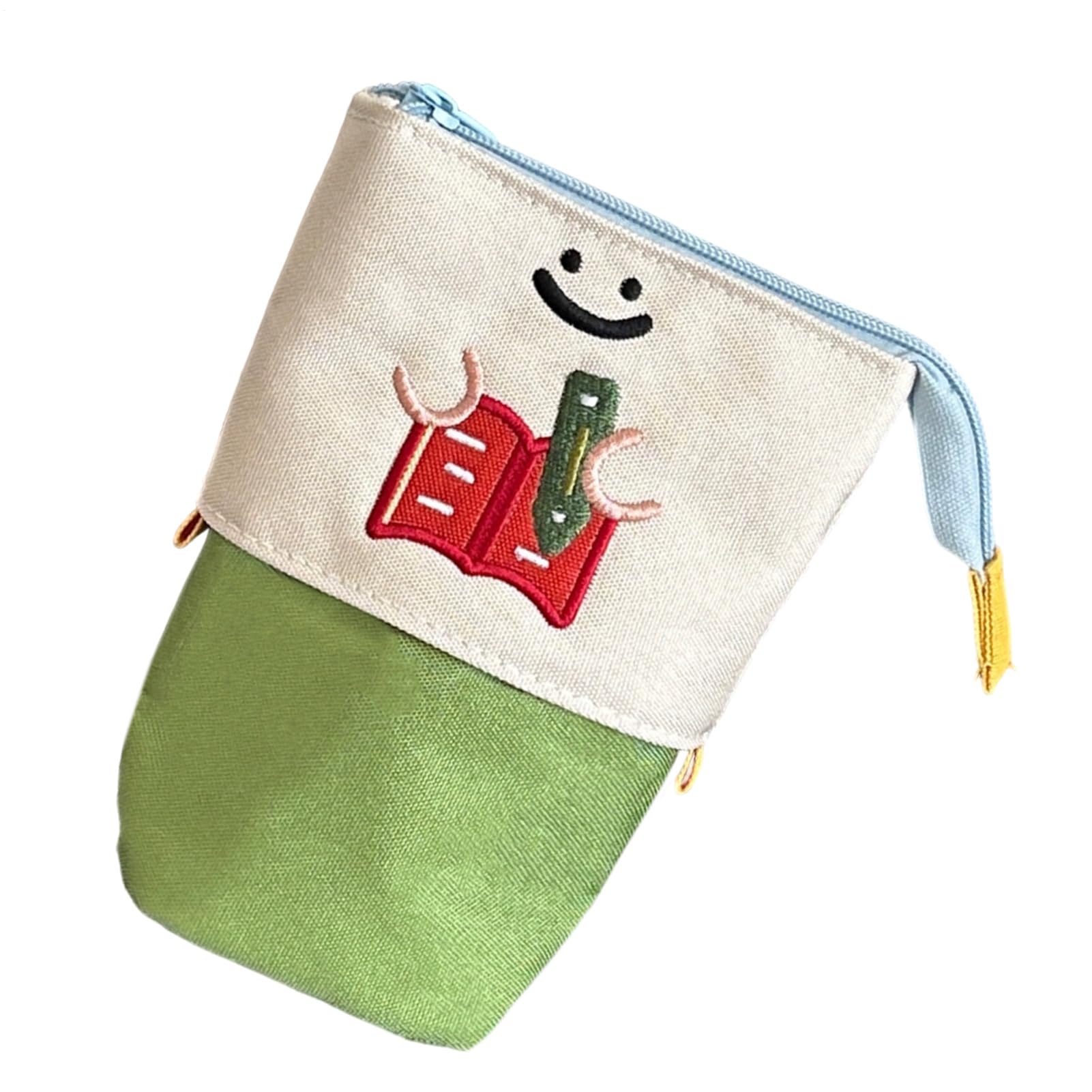 Ausziehbares Federmäppchen Teleskopisches Schreibwarenset | Faltbare Buchdesign Reißverschluss Stiftetasche Für Kinder, Für Die Schule, Für Zuhause, Für Reisen Und Für Das
