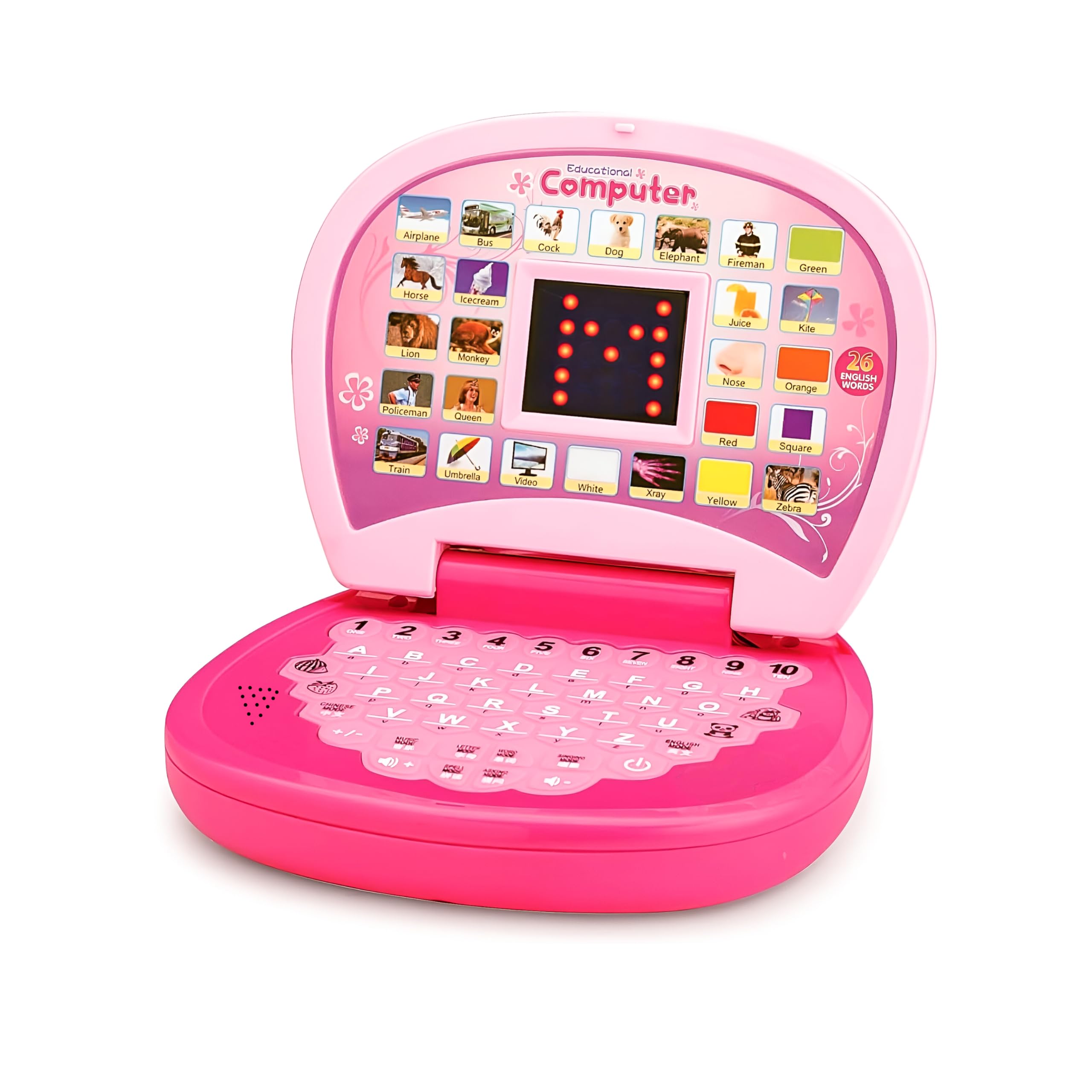 Soulmate Educational Laptop Toy for Kids 2-5 Years | Baby Electronic Computer Toy with Number Alphabet Charts | Kids Laptop with Sound & Music | Ideal Learning Toy for Toddlers (B0DCZ7RKH7) Amazon Price History, Amazon Price Tracker