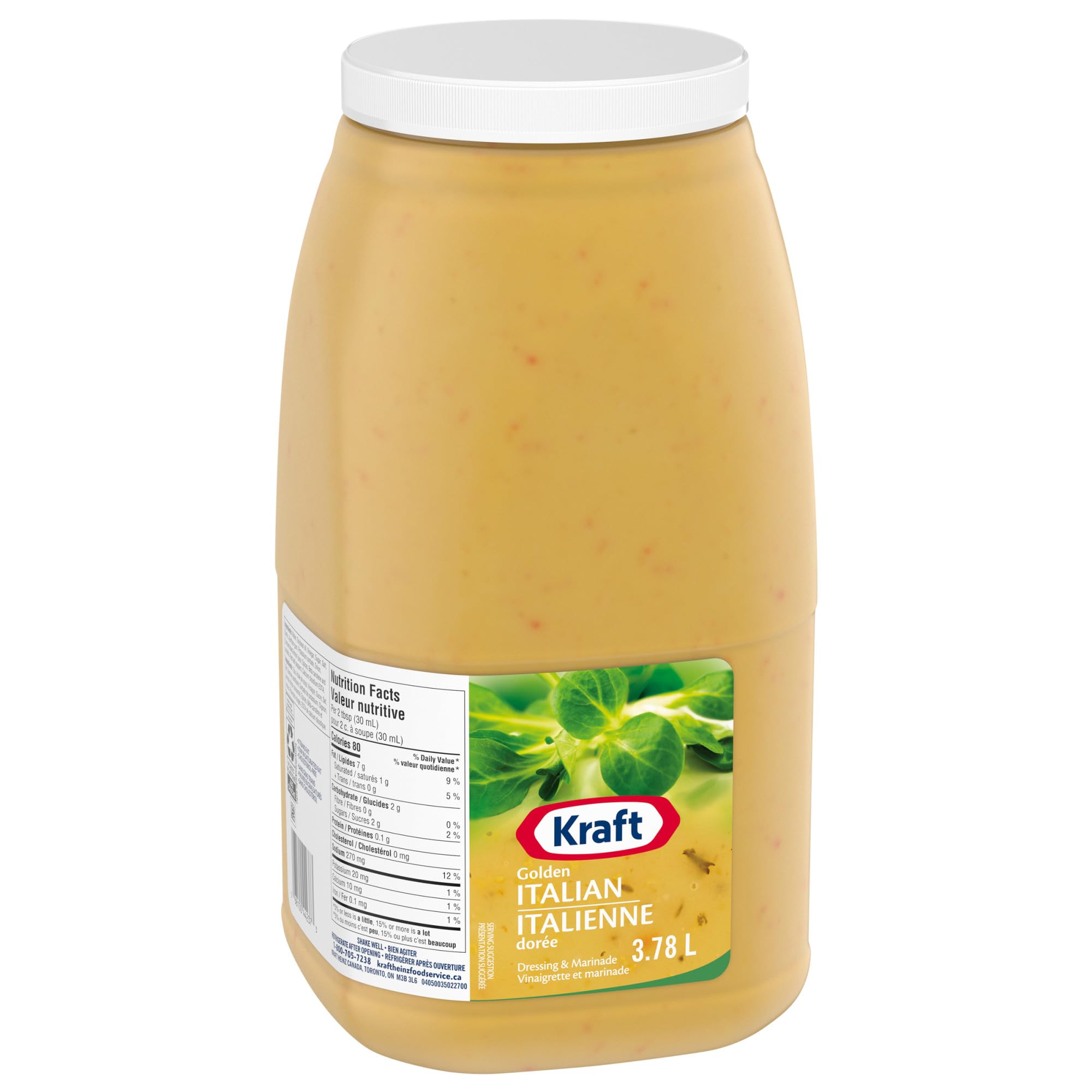 Kraft Heinz Food Service Golden Italian Dressing & Marinade Jug