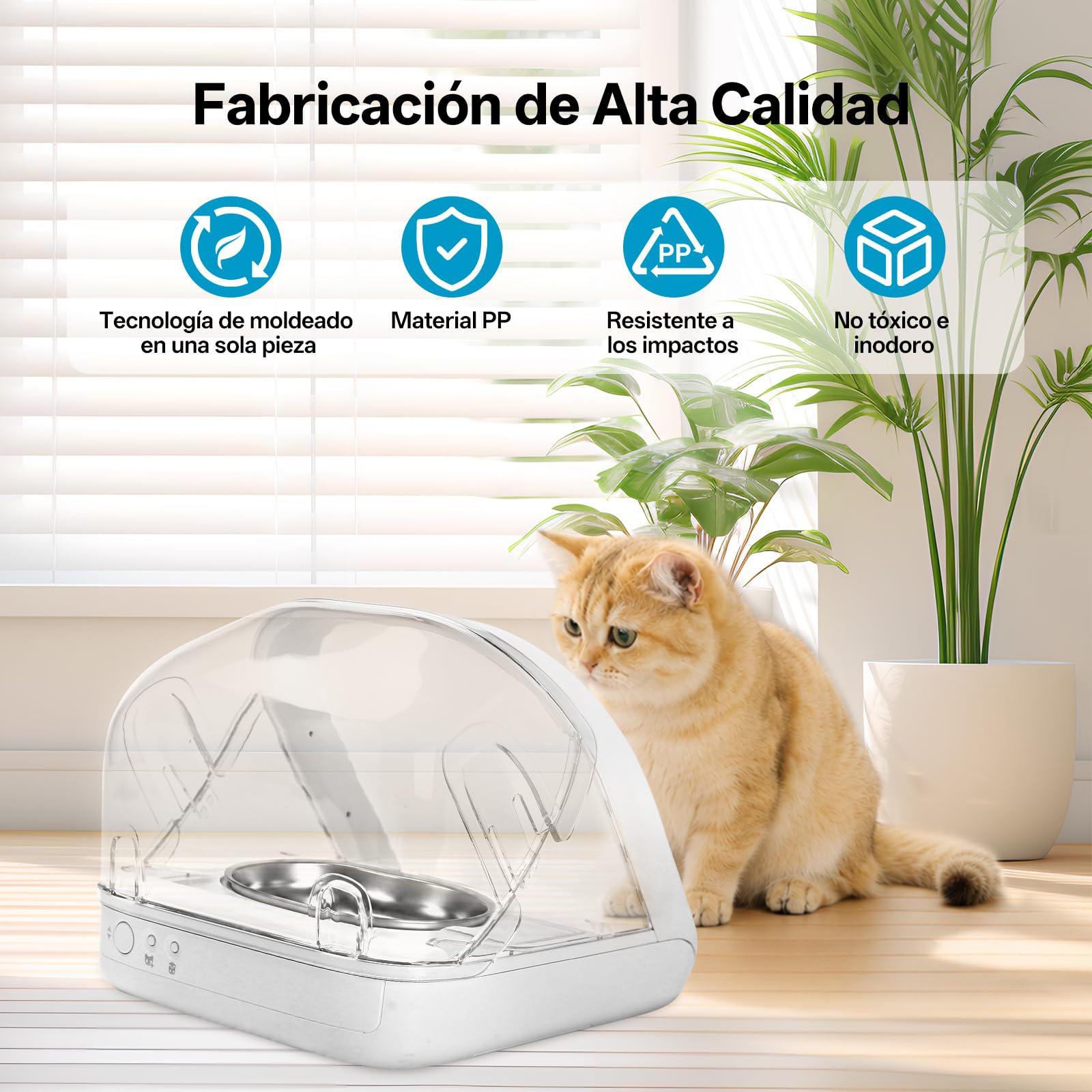 2 Packs Protection Arrière pour Distributeur Automatique de Nourriture à Puce électronique pour Animaux de Compagnie, empêchant Les Autres Animaux de Manger la Nourriture Qui se Trouve derrière