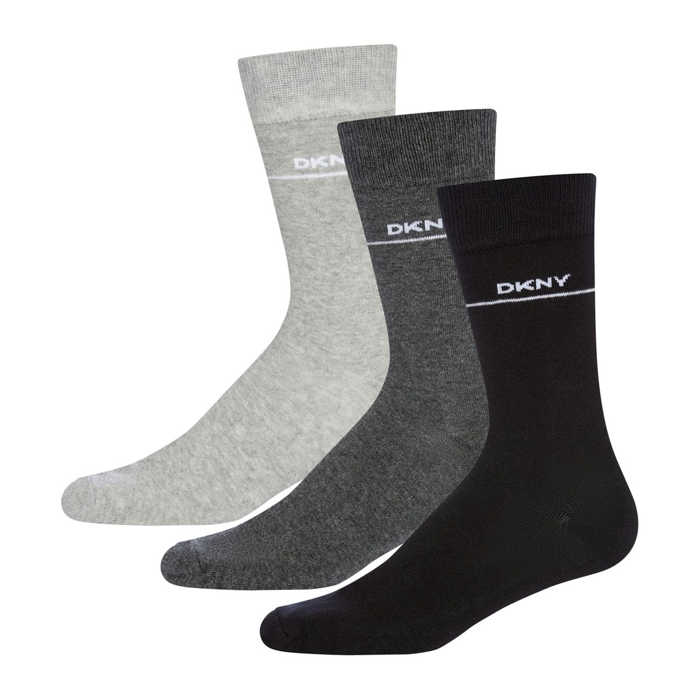 Dkny Men's Grey 3 Pack Socks in Size 7 - 11, Sports Direct