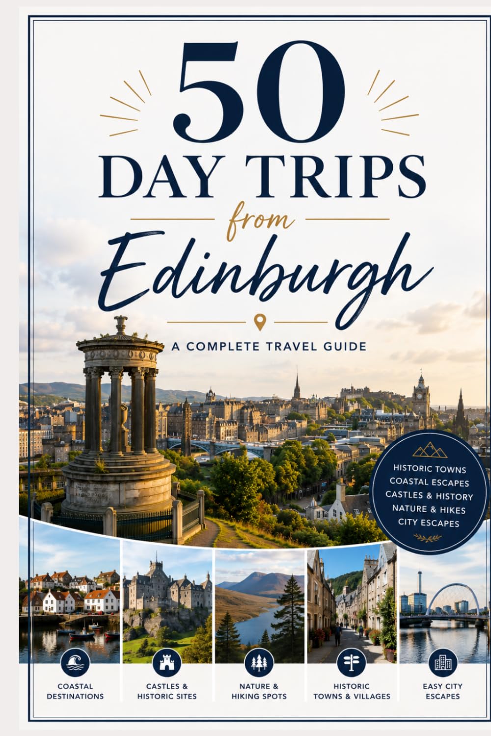 50 Day Trips from Edinburgh: Great Getaways by Car or Train (UK Travel)