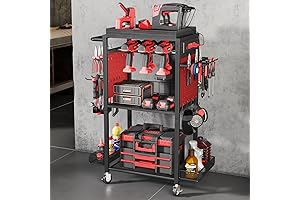 HapiRm Rolling Garage Organizer Cart